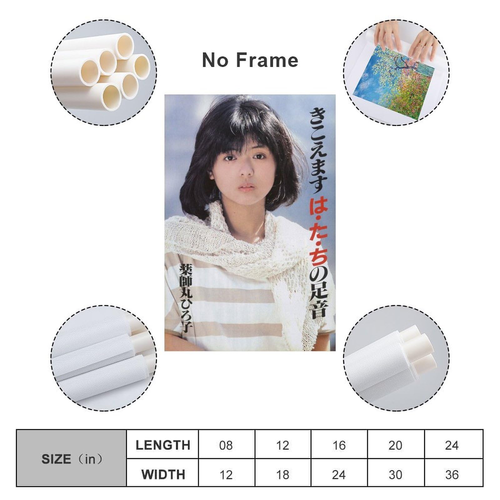 Amazon.co.jp: 薬師丸ひろ子 女優 歌手 若い頃8 レトロ ポスター